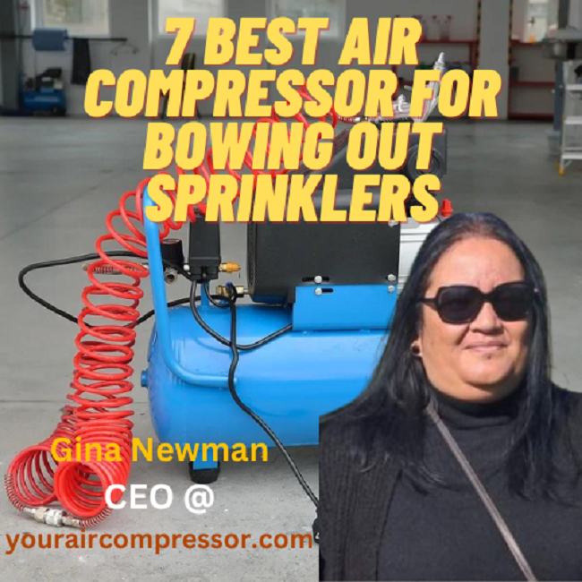 Best Air Compressor For Bowing Out Sprinklers